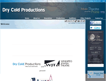 Tablet Screenshot of drycoldproductions.ca